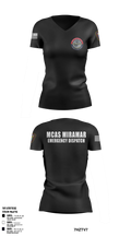 MCAS Miramar Emergency Dispatch Women's Short Sleeve V-neck Shirt - 5