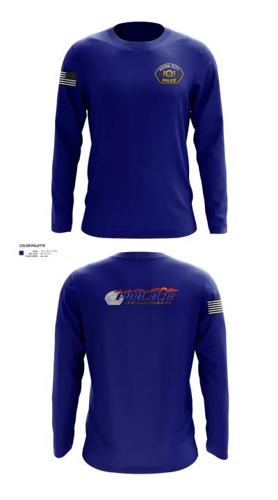 Webb City Police Department 58587049 Long Sleeve Performance Shirt 21