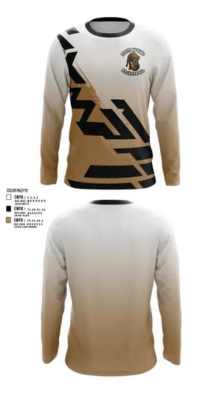 Long Sleeve Performance Shirt, Hounds, Men's Basketball, Teamtime, Team time, sublimation, custom sports apparel, team uniforms, spirit wear, spiritwear, sports uniforms, custom shirts, team store, custom team store, fundraiser sports, apparel fundraiser