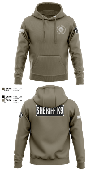 Hoodie, Montgomery County Sheriff’s Office K9 Unit, Police, Teamtime, Team time, sublimation, custom sports apparel, team uniforms, spirit wear, spiritwear, sports uniforms, custom shirts, team store, custom team store, fundraiser sports, apparel fundraiser