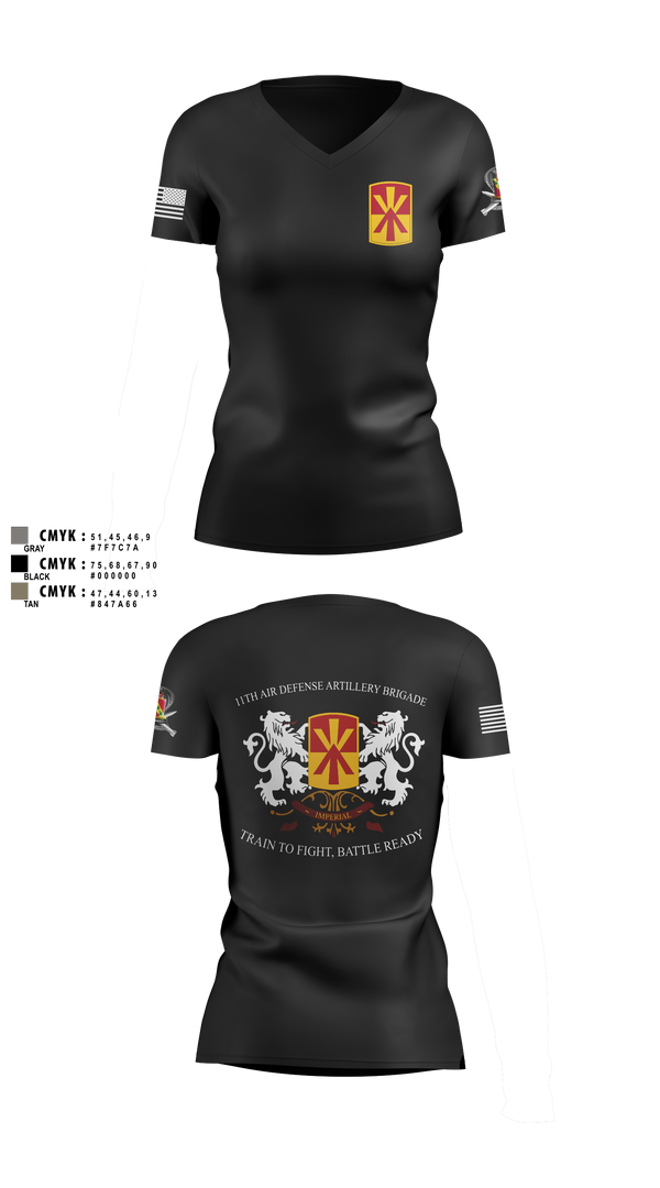 Womens Short Sleeve Vneck Shirt, Bravo 1-43 ADA, Army, Teamtime, Team time, sublimation, custom sports apparel, team uniforms, spirit wear, spiritwear, sports uniforms, custom shirts, team store, custom team store, fundraiser sports, apparel fundraiser