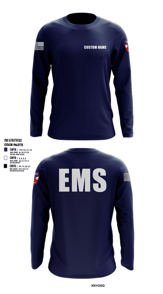 Long Sleeve Performance Shirt, Entrust Medical Services Express, EMS/EMT, Teamtime, Team time, sublimation, custom sports apparel, team uniforms, spirit wear, spiritwear, sports uniforms, custom shirts, team store, custom team store, fundraiser sports, apparel fundraiser