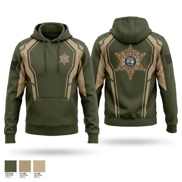 Hoodie, Berkeley County Sheriff Office, Police, Teamtime, Team time, sublimation, custom sports apparel, team uniforms, spirit wear, spiritwear, sports uniforms, custom shirts, team store, custom team store, fundraiser sports, apparel fundraiser