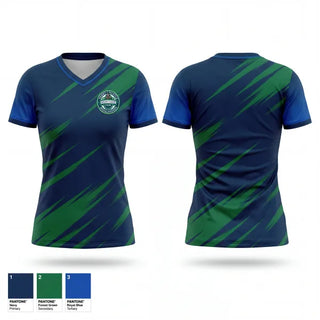 Womens Short Sleeve Vneck Shirt, Heritage Prep Highlanders, Men's Basketball, Teamtime, Team time, sublimation, custom sports apparel, team uniforms, spirit wear, spiritwear, sports uniforms, custom shirts, team store, custom team store, fundraiser sports, apparel fundraiser