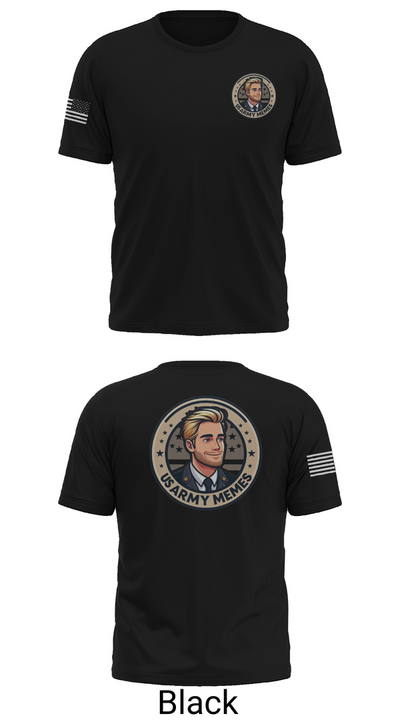 U.S Army memes 48956065 Short Sleeve Performance Shirt - 36
