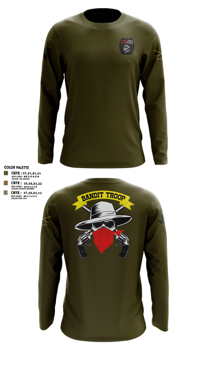 6-9 bandit troop 89460450 Long Sleeve Performance Shirt 1