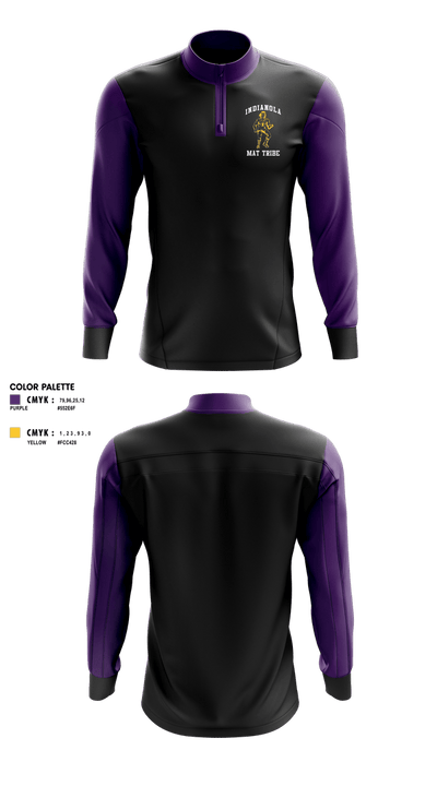 Indianola Mat Tribe 88912065 Quarter Zip Jacket - 3