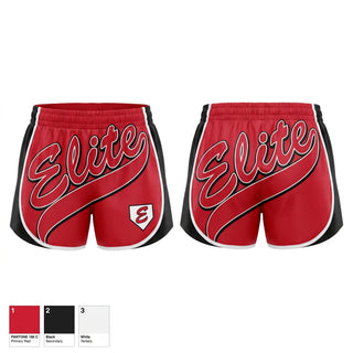 Womens Shorts, Elite, Softball, Teamtime, Team time, sublimation, custom sports apparel, team uniforms, spirit wear, spiritwear, sports uniforms, custom shirts, team store, custom team store, fundraiser sports, apparel fundraiser