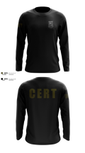 Chester County Prison Emergency Response Team CERT Long Sleeve Performance Shirt - 12