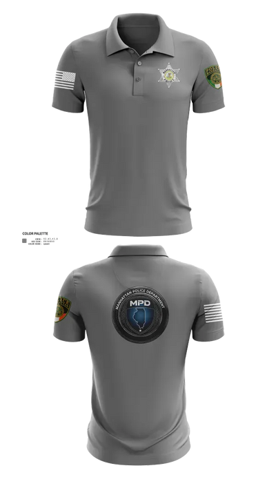 Manhattan Police Department 19421208 Short Sleeve Performance Polo - 151