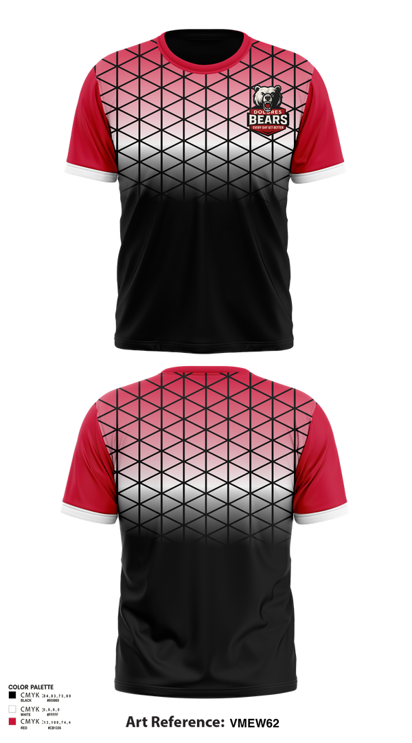 Short Sleeve Performance Shirt, Dolores Bears, Men's Basketball, Teamtime, Team time, sublimation, custom sports apparel, team uniforms, spirit wear, spiritwear, sports uniforms, custom shirts, team store, custom team store, fundraiser sports, apparel fundraiser