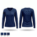 City of Gladwin Police Women's Long Sleeve V-neck Shirt - 1