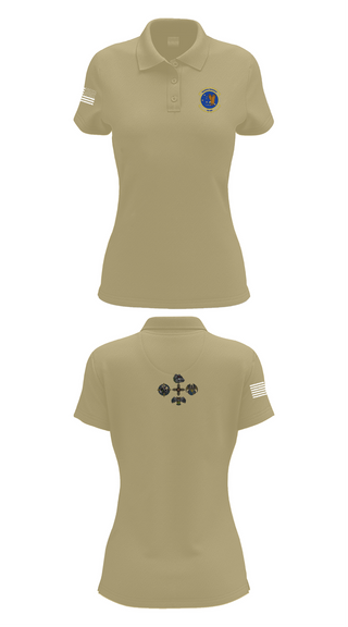 Womens Short Sleeve Performance Polo, 49 LRS, Air Force, Teamtime, Team time, sublimation, custom sports apparel, team uniforms, spirit wear, spiritwear, sports uniforms, custom shirts, team store, custom team store, fundraiser sports, apparel fundraiser