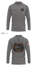 Tawakoni South Volunteer Fire Department Long Sleeve Hooded Sun Shirt - 3