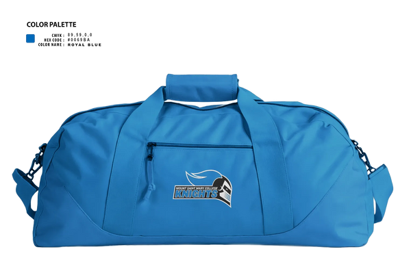 Duffle Bag, Mount Saint Mary College Swimming, Swimming, Teamtime, Team time, sublimation, custom sports apparel, team uniforms, spirit wear, spiritwear, sports uniforms, custom shirts, team store, custom team store, fundraiser sports, apparel fundraiser