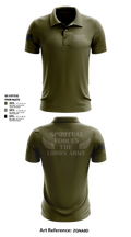 Spiritual Forces The Lords Army Short Sleeve Performance Polo - 5