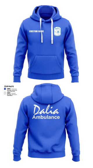 Hoodie, Dalia Ambulance Service, EMS/EMT, Teamtime, Team time, sublimation, custom sports apparel, team uniforms, spirit wear, spiritwear, sports uniforms, custom shirts, team store, custom team store, fundraiser sports, apparel fundraiser