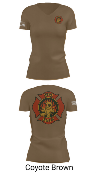Womens Short Sleeve Vneck Shirt, City of Lake Geneva Fire Department, , Teamtime, Team time, sublimation, custom sports apparel, team uniforms, spirit wear, spiritwear, sports uniforms, custom shirts, team store, custom team store, fundraiser sports, apparel fundraiser