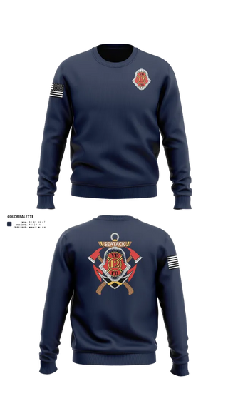 Crew Neck Sweatshirt, Company 12, Fire Department, Teamtime, Team time, sublimation, custom sports apparel, team uniforms, spirit wear, spiritwear, sports uniforms, custom shirts, team store, custom team store, fundraiser sports, apparel fundraiser