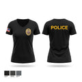 Simla Police Department Women's Short Sleeve V-neck Shirt - 1