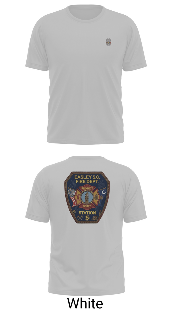 Old School Cotton Feel Shirt, Easley Fire Department, Fire Department, Teamtime, Team time, sublimation, custom sports apparel, team uniforms, spirit wear, spiritwear, sports uniforms, custom shirts, team store, custom team store, fundraiser sports, apparel fundraiser