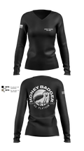 1052 Trans Co HQ 54169027 Women's Long Sleeve V-neck Shirt - 1