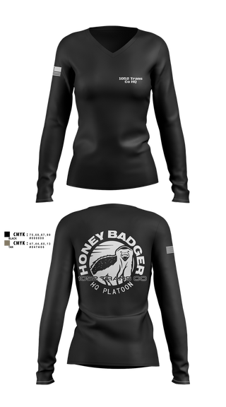 Womens Long Sleeve Vneck Shirt, 1052 Trans Co HQ, , Teamtime, Team time, sublimation, custom sports apparel, team uniforms, spirit wear, spiritwear, sports uniforms, custom shirts, team store, custom team store, fundraiser sports, apparel fundraiser