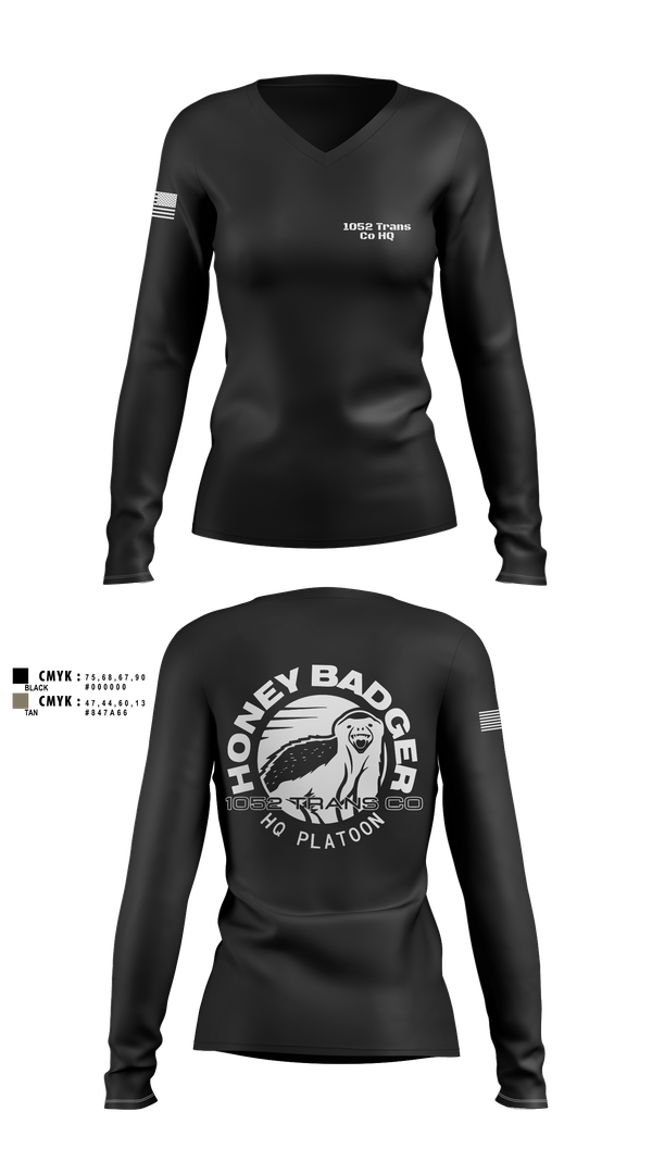 Womens Long Sleeve Vneck Shirt, 1052 Trans Co HQ, , Teamtime, Team time, sublimation, custom sports apparel, team uniforms, spirit wear, spiritwear, sports uniforms, custom shirts, team store, custom team store, fundraiser sports, apparel fundraiser