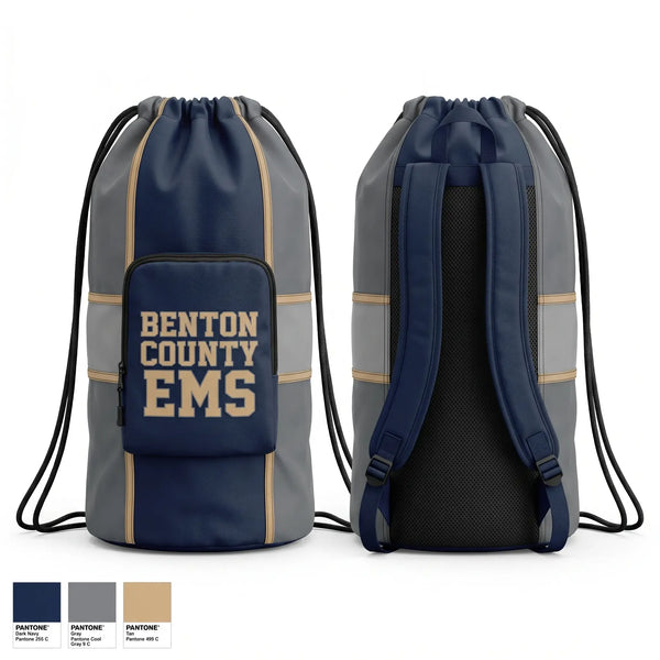 Gear Bag, Benton County E.M.S., EMS/EMT, Teamtime, Team time, sublimation, custom sports apparel, team uniforms, spirit wear, spiritwear, sports uniforms, custom shirts, team store, custom team store, fundraiser sports, apparel fundraiser
