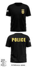 NAS Pensacola Police / Security Forces Short Sleeve Performance Shirt - 5