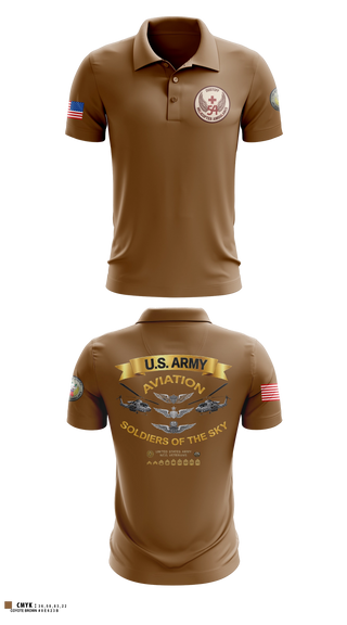 Short Sleeve Performance Polo, 54th Medical Company, Army, Teamtime, Team time, sublimation, custom sports apparel, team uniforms, spirit wear, spiritwear, sports uniforms, custom shirts, team store, custom team store, fundraiser sports, apparel fundraiser