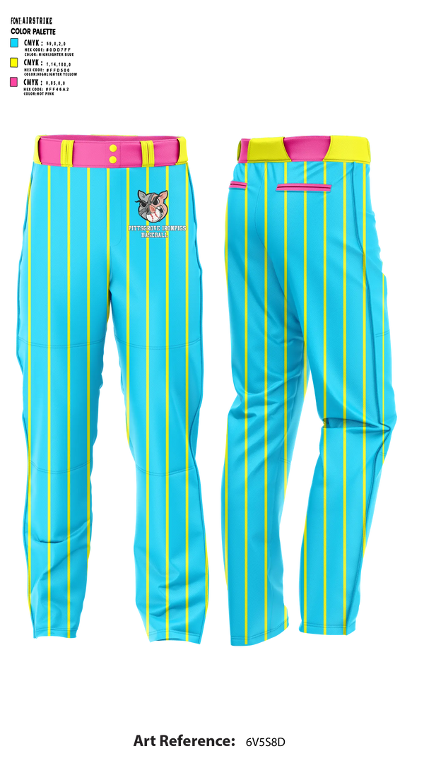 Baseball Pants, Pittsgrove IronPigs, Baseball, Teamtime, Team time, sublimation, custom sports apparel, team uniforms, spirit wear, spiritwear, sports uniforms, custom shirts, team store, custom team store, fundraiser sports, apparel fundraiser