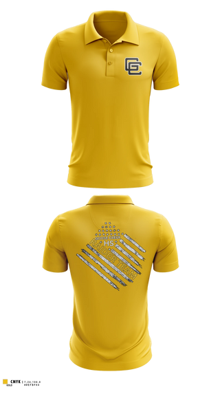 Short Sleeve Performance Polo, Goose Creek high school JROTC, Bowling, Teamtime, Team time, sublimation, custom sports apparel, team uniforms, spirit wear, spiritwear, sports uniforms, custom shirts, team store, custom team store, fundraiser sports, apparel fundraiser