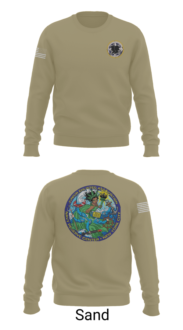 Crew Neck Sweatshirt, NYC JEA, , Teamtime, Team time, sublimation, custom sports apparel, team uniforms, spirit wear, spiritwear, sports uniforms, custom shirts, team store, custom team store, fundraiser sports, apparel fundraiser