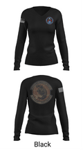 146 Ravens 96398989 Women's Long Sleeve V-neck Shirt - 23