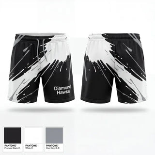 Athletic Shorts With Pockets, Diamond Hawks, Softball, Teamtime, Team time, sublimation, custom sports apparel, team uniforms, spirit wear, spiritwear, sports uniforms, custom shirts, team store, custom team store, fundraiser sports, apparel fundraiser