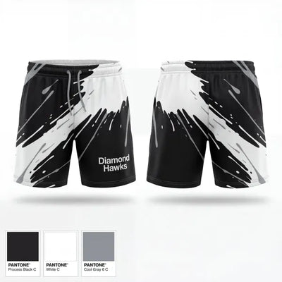 Diamond Hawks 19844011 Athletic Shorts With Pockets - 1