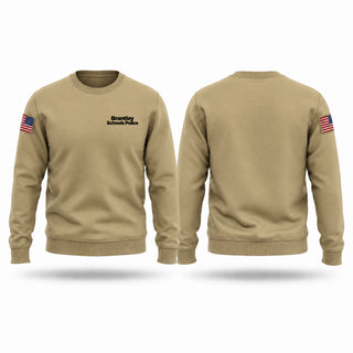 Crew Neck Sweatshirt, Brantley Schools Police, Police, Teamtime, Team time, sublimation, custom sports apparel, team uniforms, spirit wear, spiritwear, sports uniforms, custom shirts, team store, custom team store, fundraiser sports, apparel fundraiser