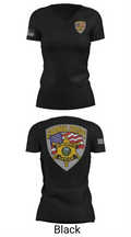Caldwell County Sheriff's Office 64628956 Women's Short Sleeve V-neck Shirt - 27