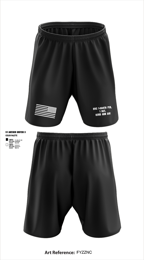 Athletic Shorts With Pockets, HHC 1-504TH PIR, 1 BCT, 82ND ABN DIV, , Teamtime, Team time, sublimation, custom sports apparel, team uniforms, spirit wear, spiritwear, sports uniforms, custom shirts, team store, custom team store, fundraiser sports, apparel fundraiser