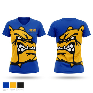 Womens Short Sleeve Vneck Shirt, Jarvis Christian Softball, Softball, Teamtime, Team time, sublimation, custom sports apparel, team uniforms, spirit wear, spiritwear, sports uniforms, custom shirts, team store, custom team store, fundraiser sports, apparel fundraiser