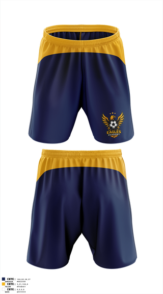 Mens Soccer Shorts, Eagles SC, Men's Soccer, Teamtime, Team time, sublimation, custom sports apparel, team uniforms, spirit wear, spiritwear, sports uniforms, custom shirts, team store, custom team store, fundraiser sports, apparel fundraiser