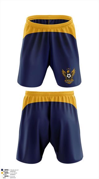 Mens Soccer Shorts, Eagles SC, Men's Soccer, Teamtime, Team time, sublimation, custom sports apparel, team uniforms, spirit wear, spiritwear, sports uniforms, custom shirts, team store, custom team store, fundraiser sports, apparel fundraiser