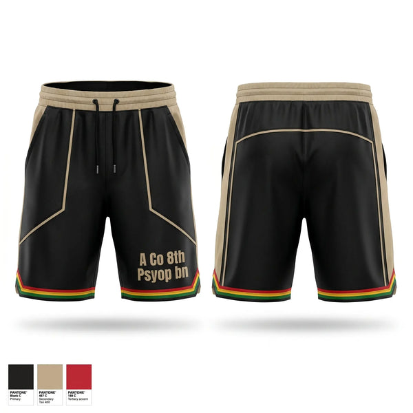 Athletic Shorts With Pockets, A Co 8th Psyop bn, Army, Teamtime, Team time, sublimation, custom sports apparel, team uniforms, spirit wear, spiritwear, sports uniforms, custom shirts, team store, custom team store, fundraiser sports, apparel fundraiser