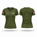 Glenn County Special Response Team Women's Short Sleeve V-neck Shirt - 1