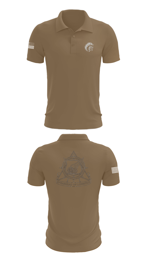 Short Sleeve Performance Polo, 2112th Transportation Company, , Teamtime, Team time, sublimation, custom sports apparel, team uniforms, spirit wear, spiritwear, sports uniforms, custom shirts, team store, custom team store, fundraiser sports, apparel fundraiser