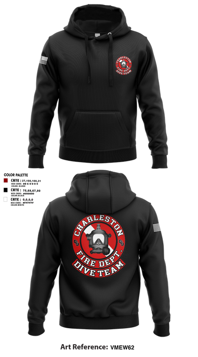 Charleston Fire Dept Dive Team 94862858 Hoodie - 2