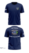 Greene County EMS 5907583 Old School Cotton Feel Shirt - 103