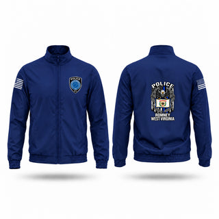 Windbreaker, Romney Police Department WV, Police, Teamtime, Team time, sublimation, custom sports apparel, team uniforms, spirit wear, spiritwear, sports uniforms, custom shirts, team store, custom team store, fundraiser sports, apparel fundraiser