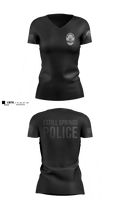 Estill Springs Police 54291029 Women's Short Sleeve V-neck Shirt - 1